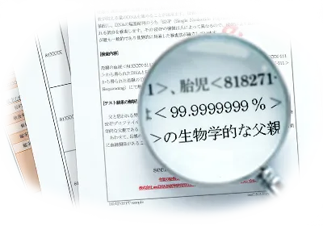 父権肯定確率99.99999999999%以上を保証